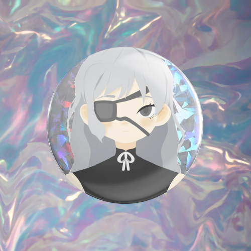 Renge Yukimi Holographic Badge