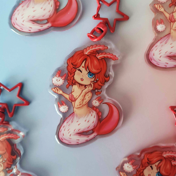 Seabunny Acrylic Keychain