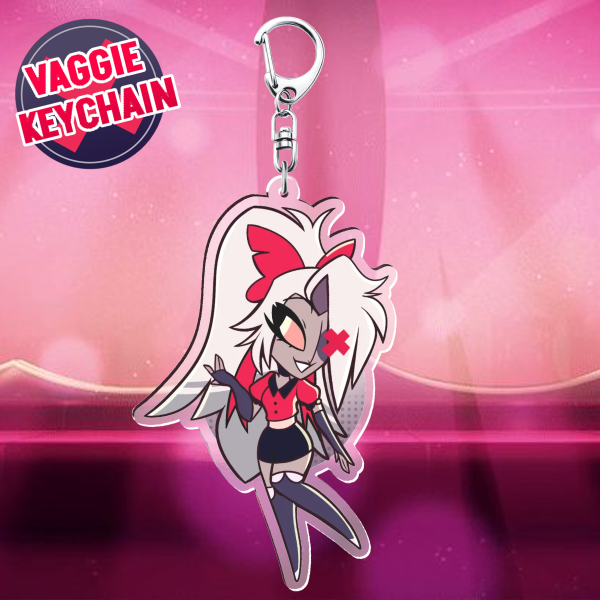 Vaggi hazbin hotel keychain
