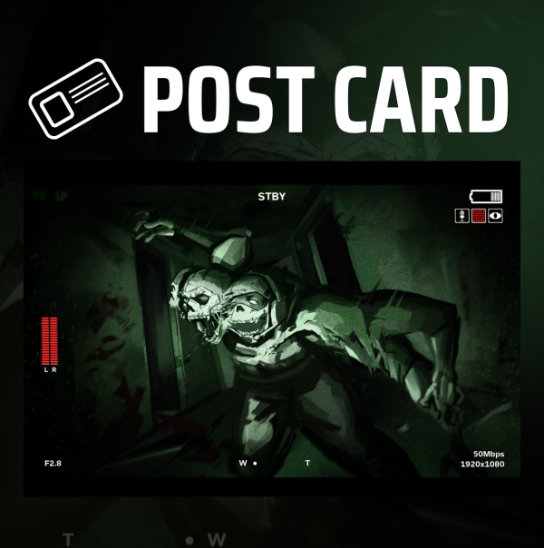 [GHOST] "Alone skin" postcard