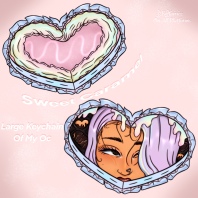 (Vday Keychain) Sweet Caramel Box of Chocolate | Saroya
