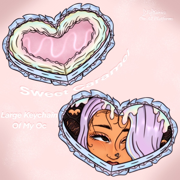 (Vday Keychain) Sweet Caramel Box of Chocolate | Saroya