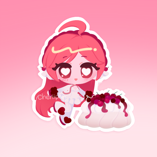 CherryPavlovaMiki Sticker