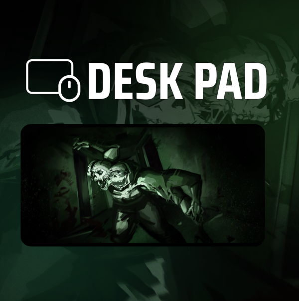 [GHOST] 30cm x 60cm "Alone" desk pad