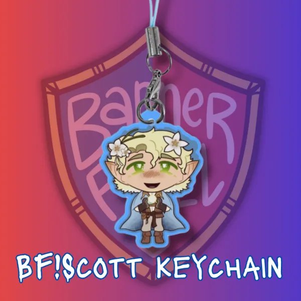 Bannerfall Scott chibi keychain