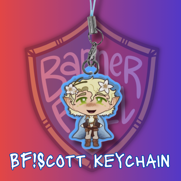 Bannerfall Scott chibi keychain