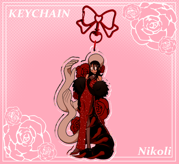 Nikoli Keychain - 2026 Golden Valentine Collection