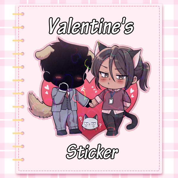 [MBDHAF] Daniel & Maya Heart - Die Cut Sticker (VALENTINES)