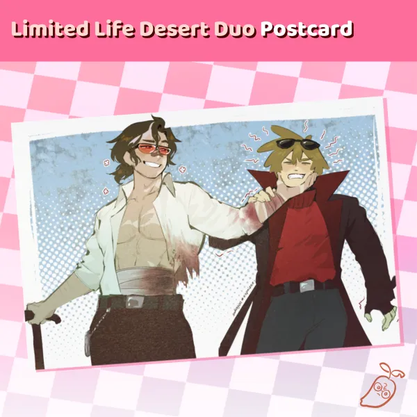 Desert Duo Limited Life Postcard