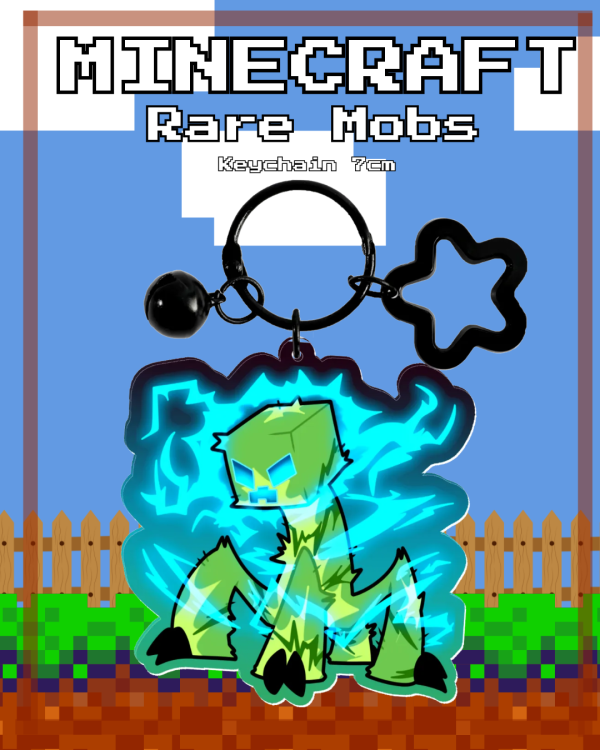 [Minecraft] Charged Creeper | Keychain