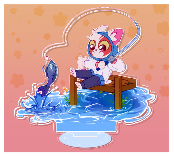 Nyanja Animal Crossing Clear Acrylic Standees