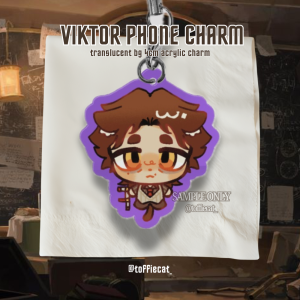 Viktor Arcane Phone Charm