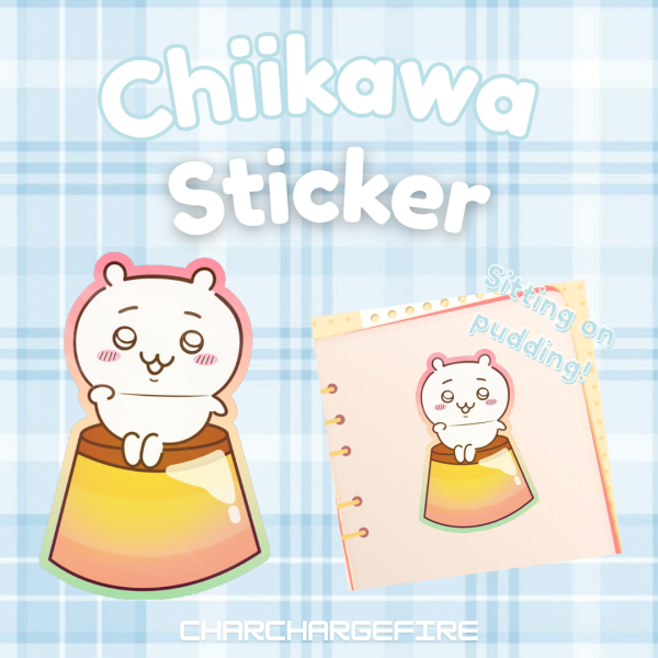 Chiikawa Pudding Sticker