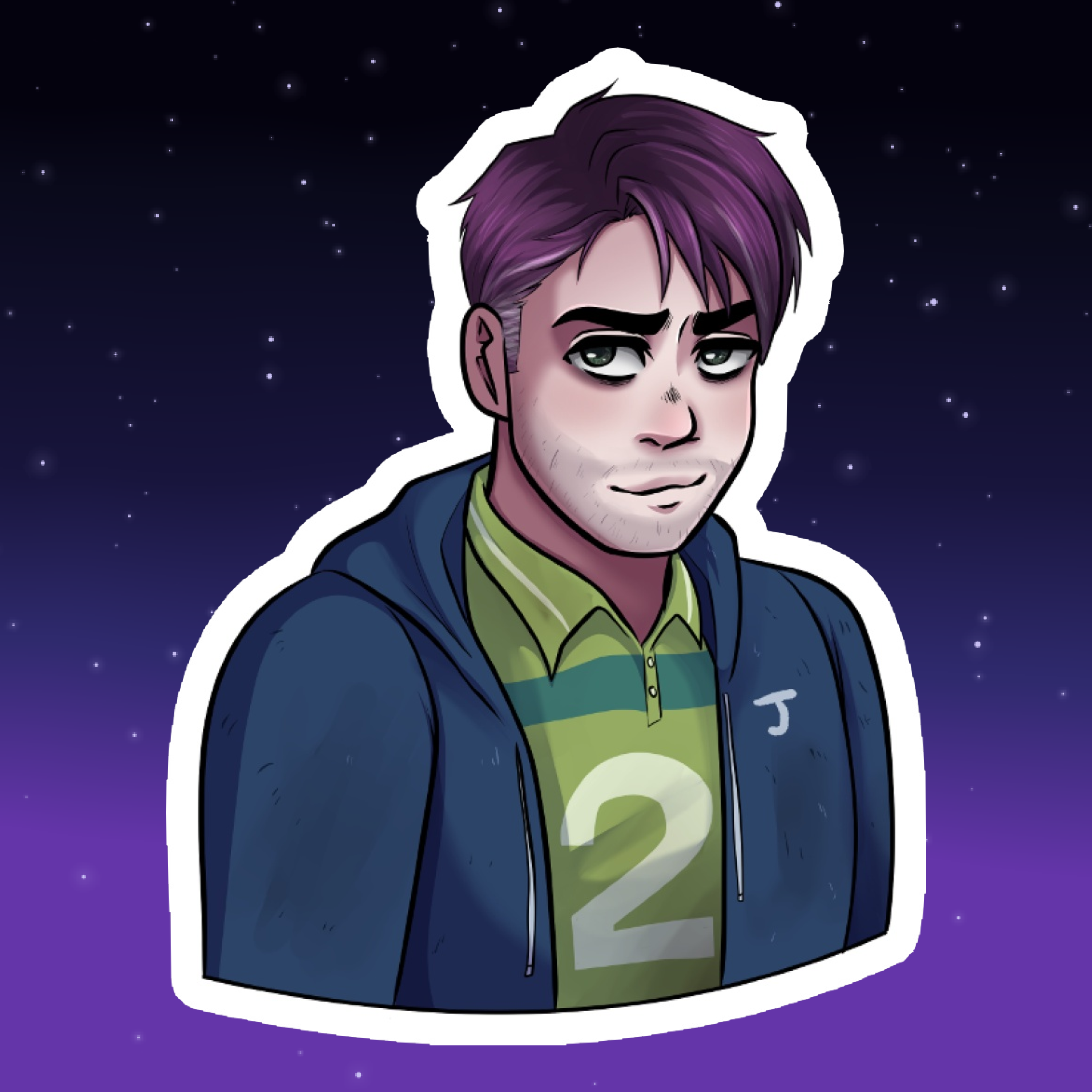Shane - Stardew Valley - Die Cut Sticker