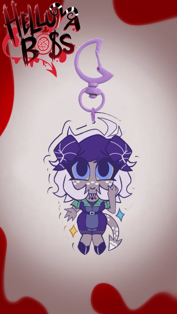 Mini Aileen Acrylic Keychain