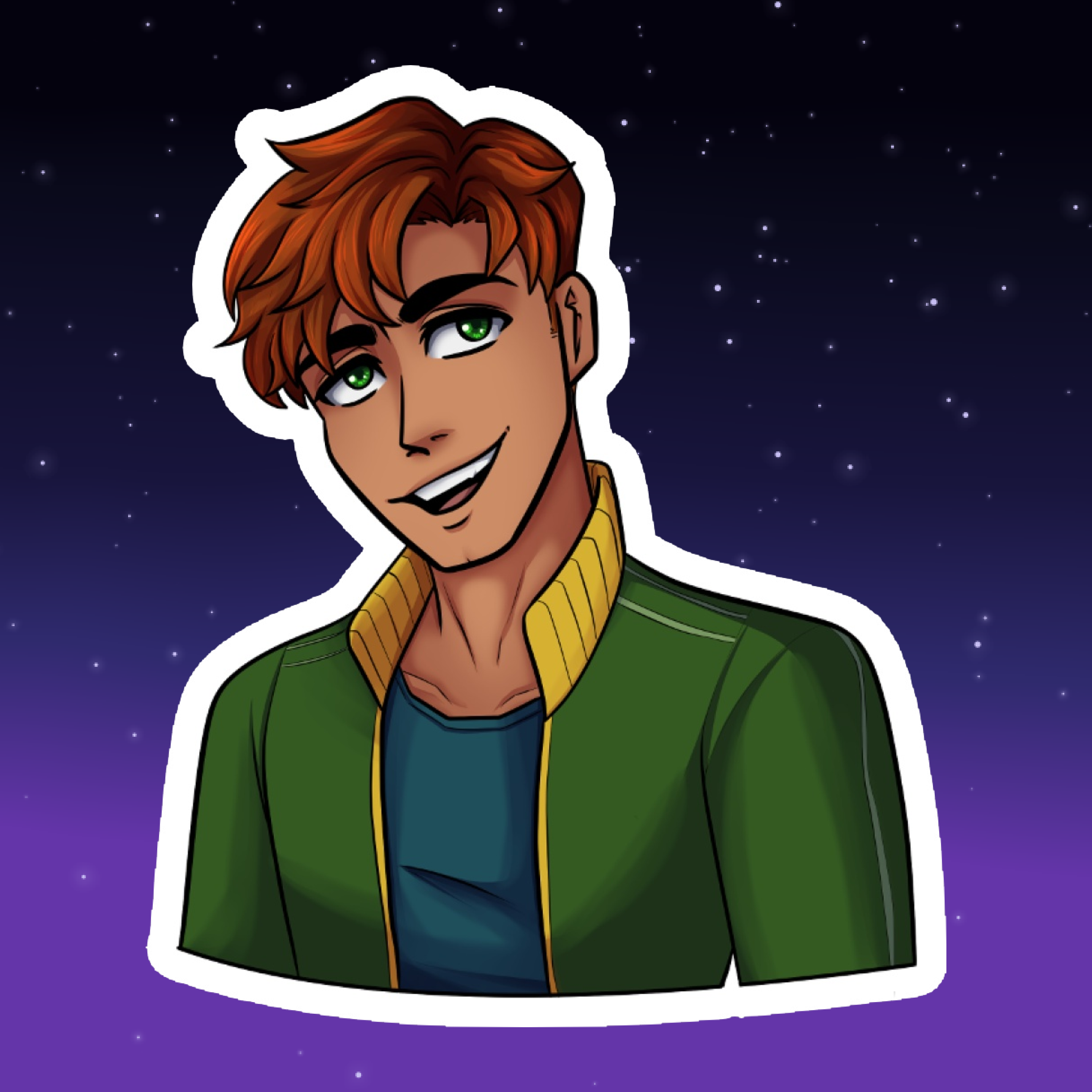Alex - Stardew Valley - Die Cut Sticker