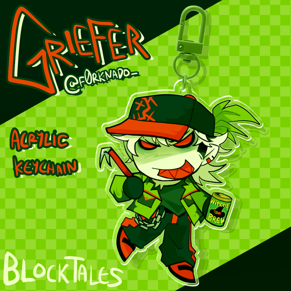 BLOCKTALES GRIEFER KEYCHAIN