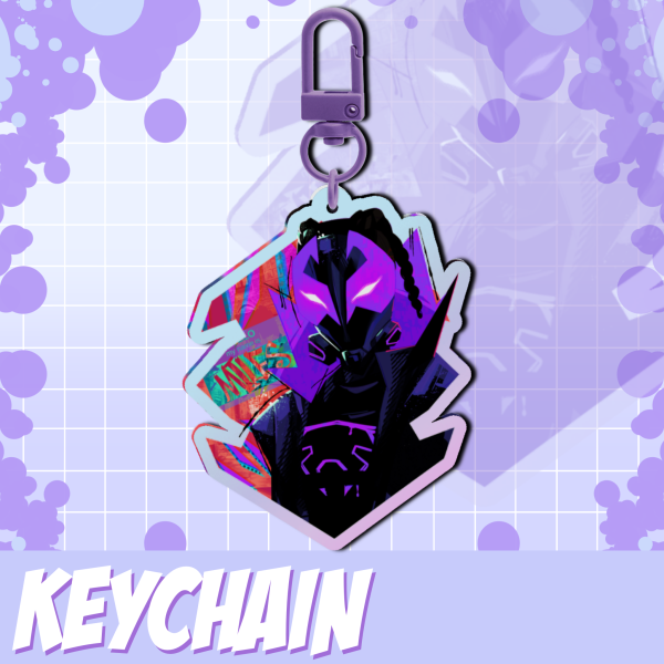 Miles 42 Portrait Keychain