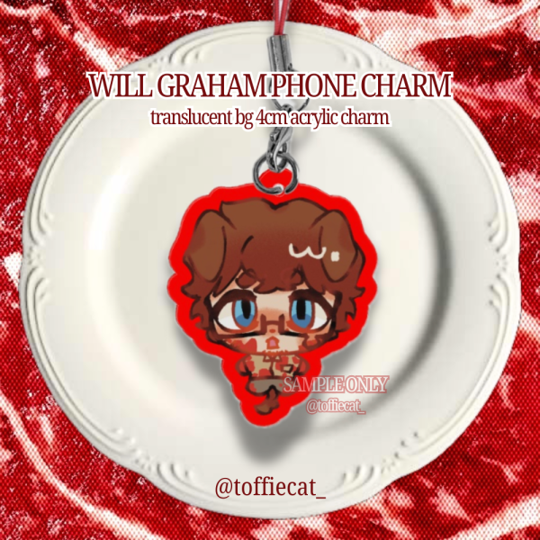 Will Graham Phone Charm