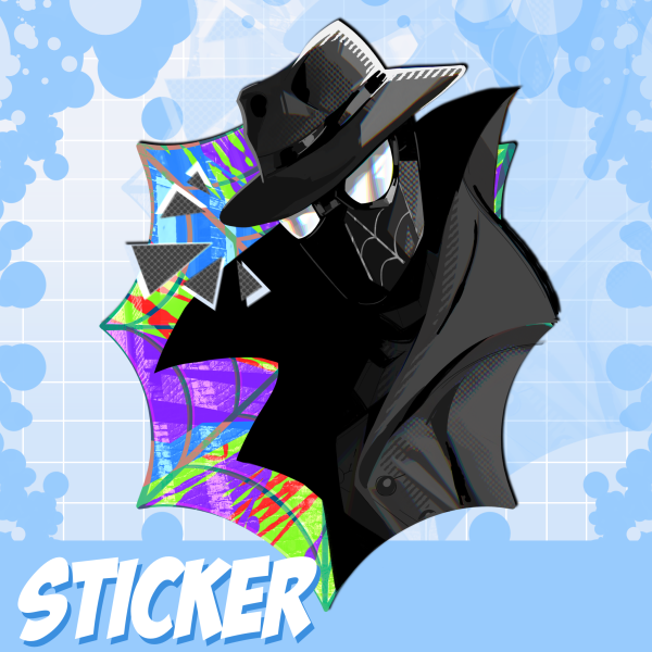 Noir Sticker