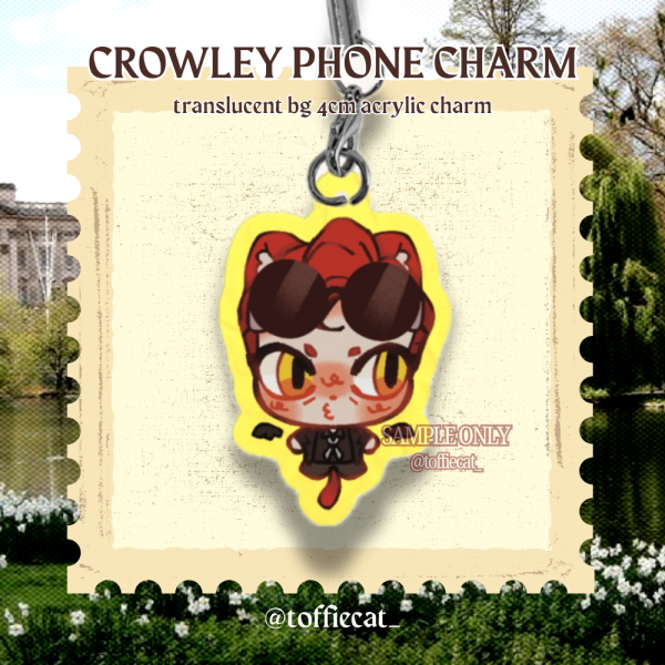 Crowley Phone Charm