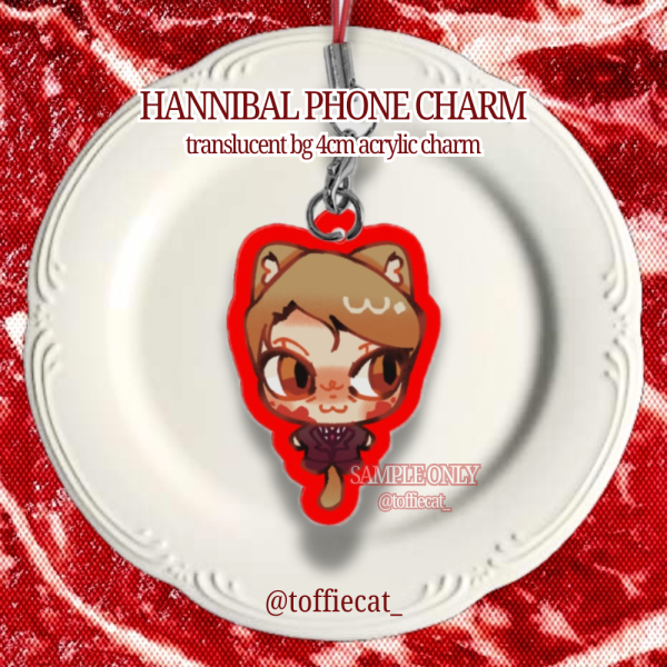 Hannibal Lecter Phone Charm