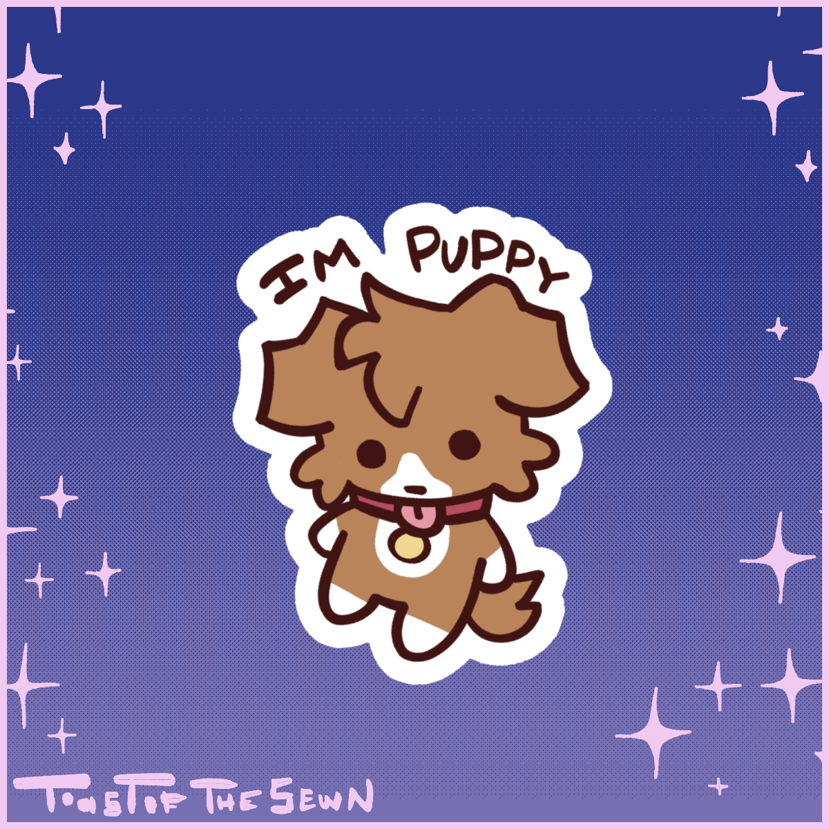 Im Puppy Sticker