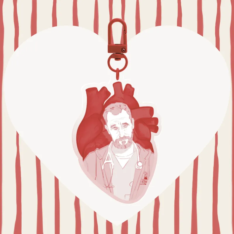 Dr.Robby Valentine Keychain