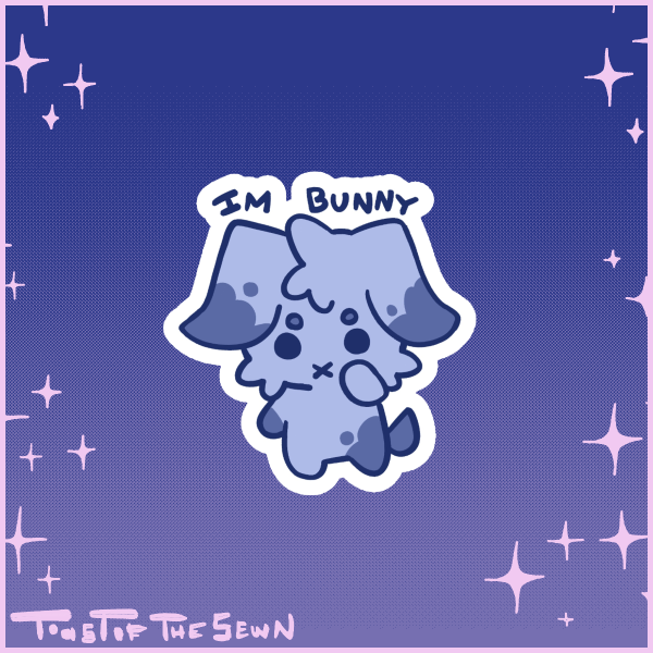 Im Bunny Sticker