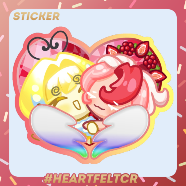 [CRK] HeartfeltCR Collab - Foil Sticker - Sugarfly & Pavlova