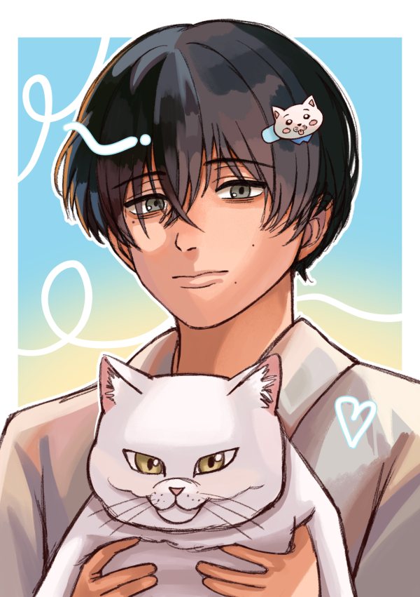 Yoshiki with Mince-aniki Small Print