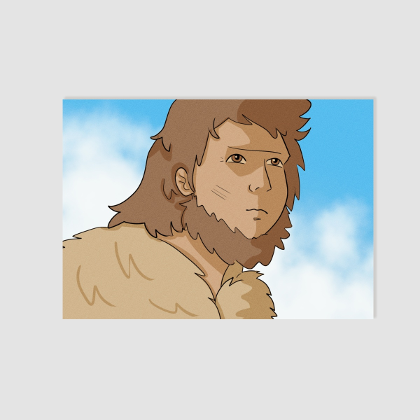 Robin Ghibli Style Print