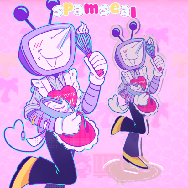 Deltarune Tenna Bakery Acrylic Standee