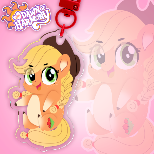 NDOH - Applejack Chibi Acrylic Keychain