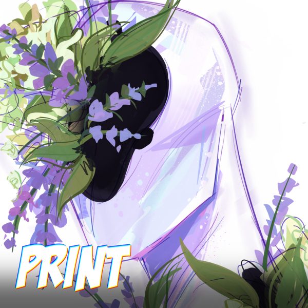 Lavender Spots Mini Print