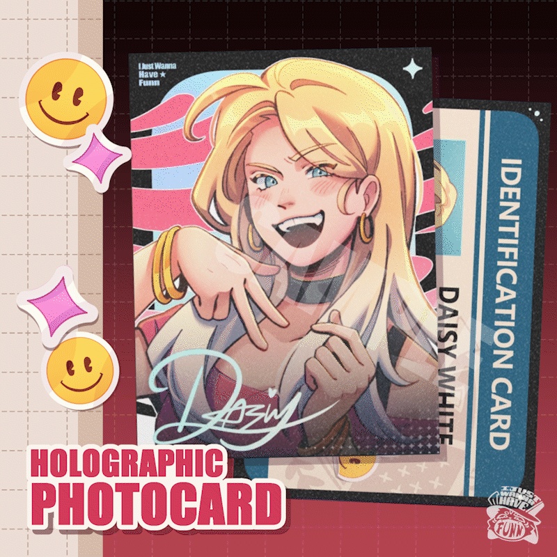 Daisy ✦ ID Holographic Photocard