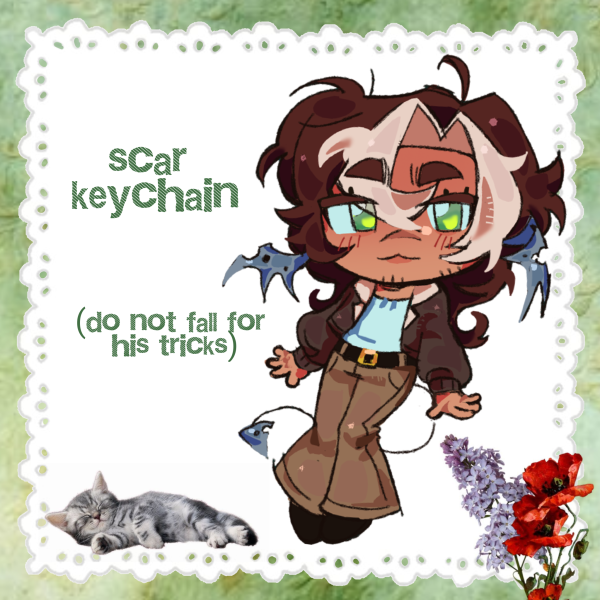 GoodTimesWithScar Keychain [Acrylic]