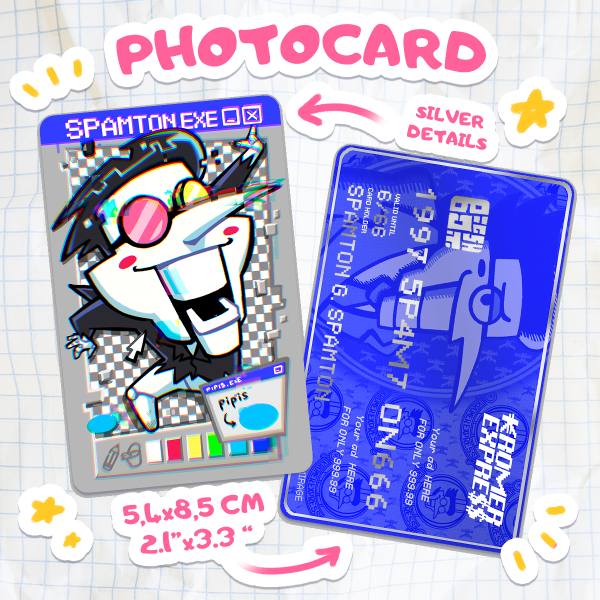 SPAMTON G. SPAMTON'S REAL [Credit] PHOTOcard [Deltarune]