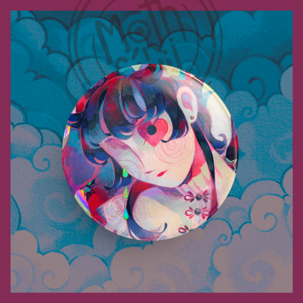 Icy Anger ✦ Holographic Badge