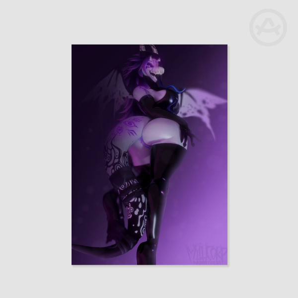 Moon Dragon Mythcorp Monstress OC Latex Poster Print