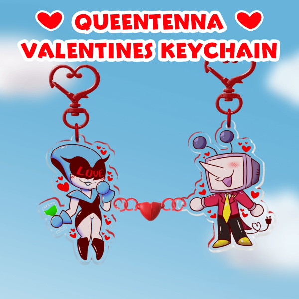 QueenTenna Valentines Day 2026 Keychain