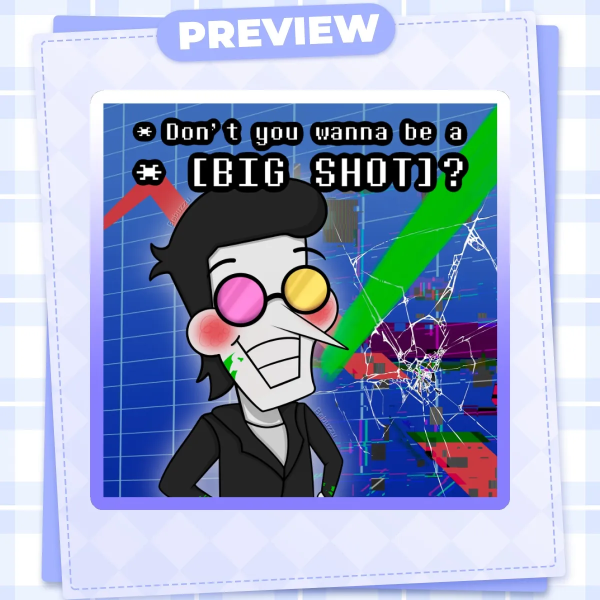 Spamton Stonks Sticker