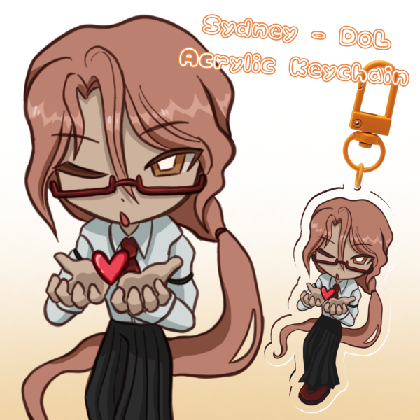 Sydney - DoL (Degrees of Lewdity) 6cm double-sided keychain