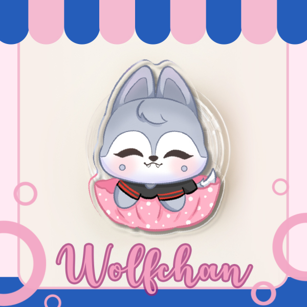 Wolfchan Phone Holder - 50mm Clear
