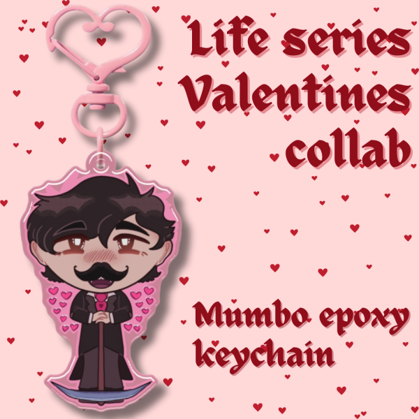 Valentines - Life series Mumbo keychain