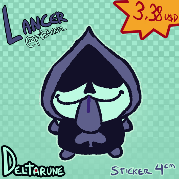 DELTARUNE LANCER STICKER