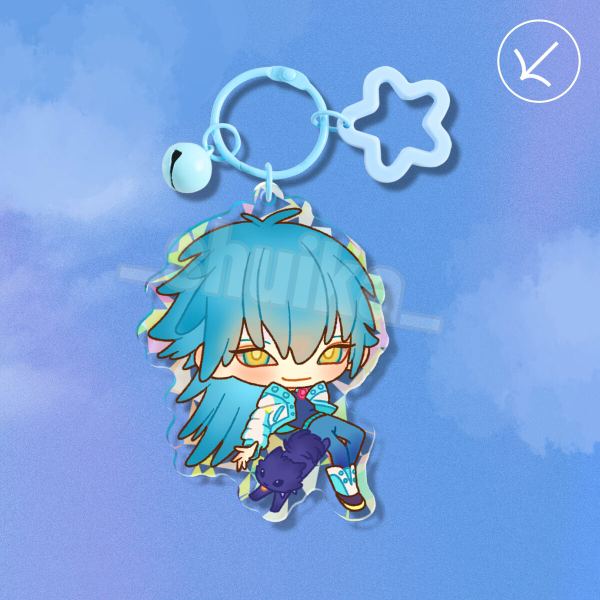 AOBA SERAGAKI DMMD DRAMATICAL MURDER Broken Glass Acrylic Keychains