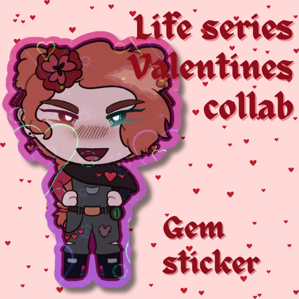 Valentines - Life series Gem sticker