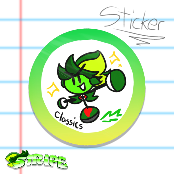 Stripe CLASSICS Sketch Sticker