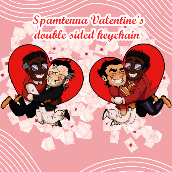 Spamtenna Valentine's Keychain